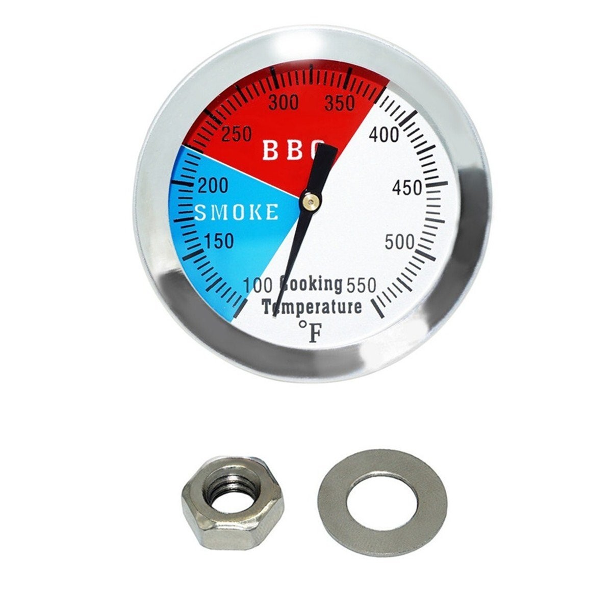 2'' BBQ Grill Temperature Gauge with 2.5'' Probe for Accurate Reading