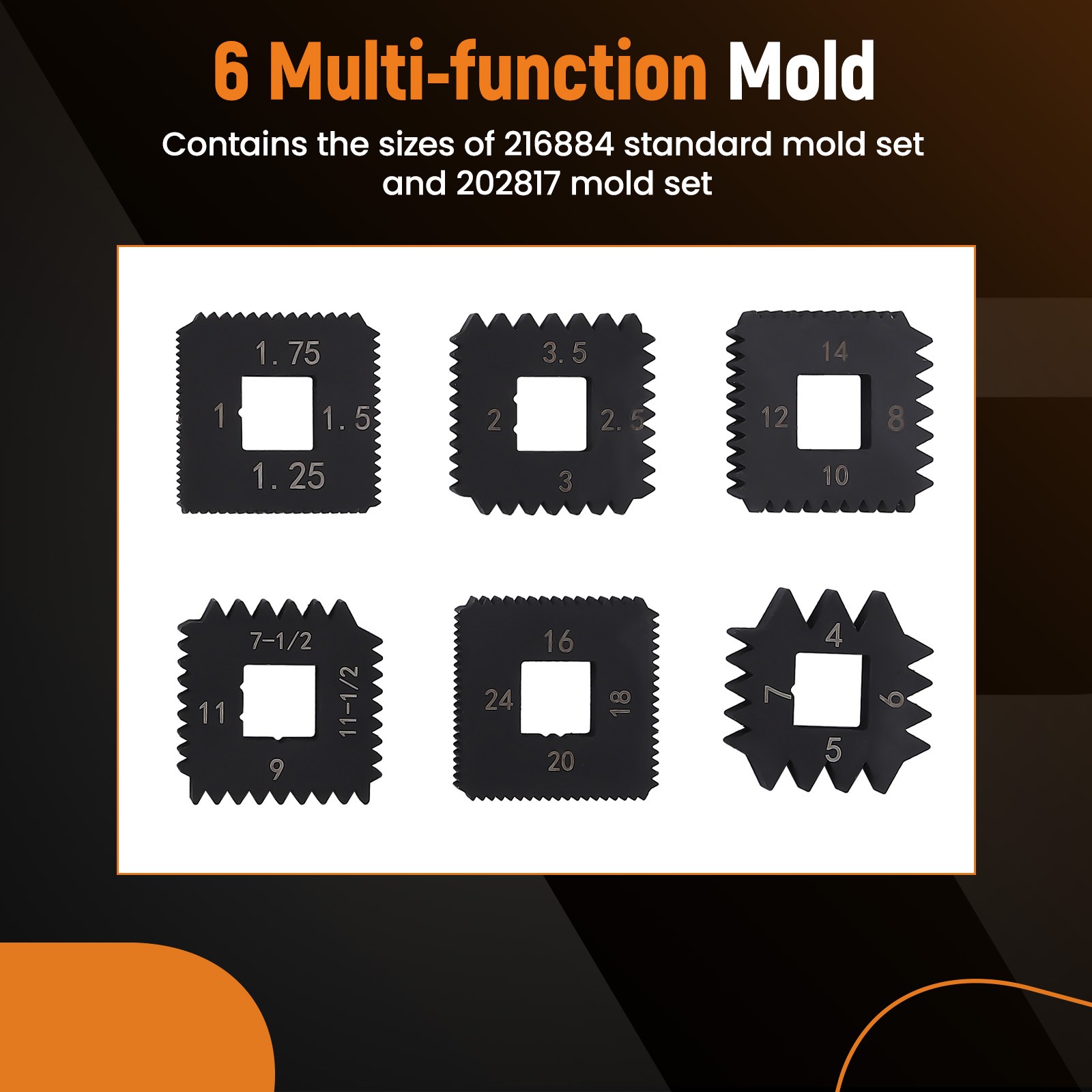 7402 Universal Outside Thread Chaser from 1-1/4” to 5” O.D. threads Kit