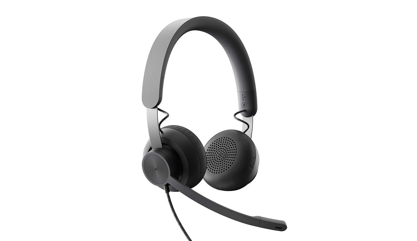 Logitech Zone Wired Noise Cancelling Headset, USB-C with USB-A Adapter - Graphit