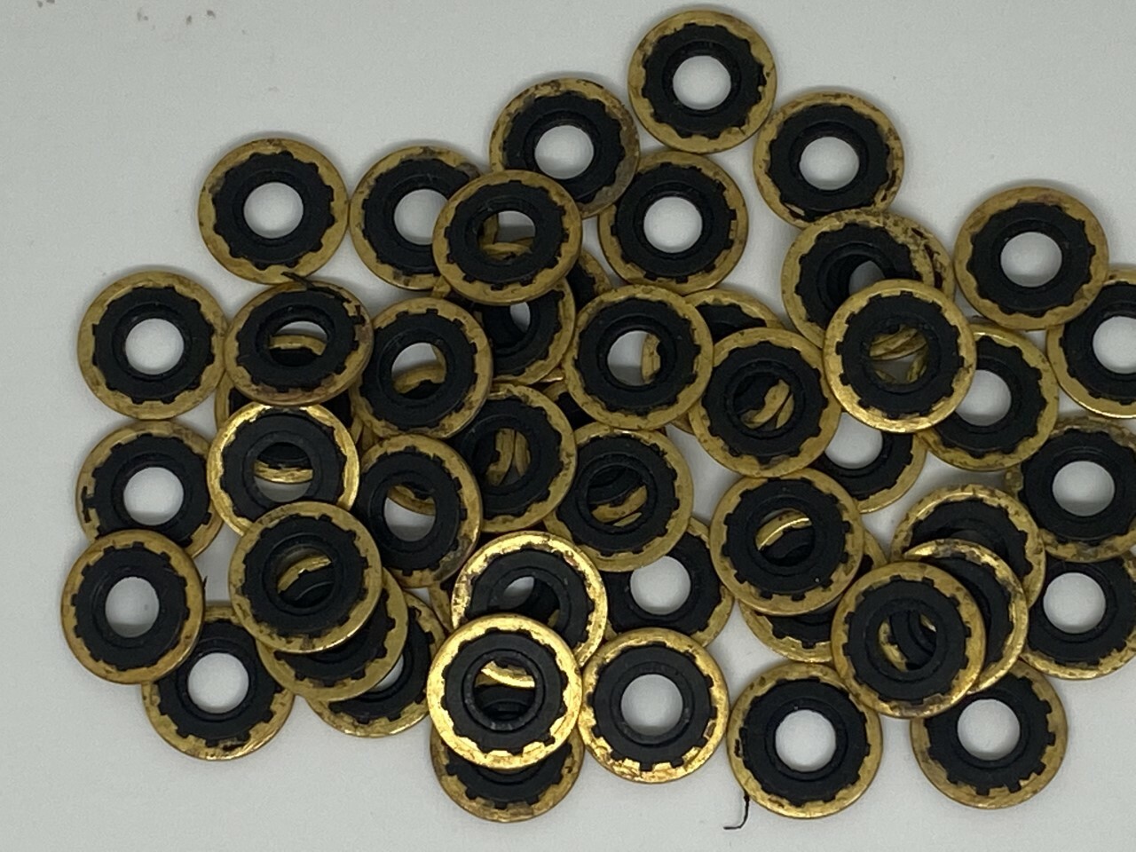 Brass/Viton Oxygen Regulator Washer Pack of 50