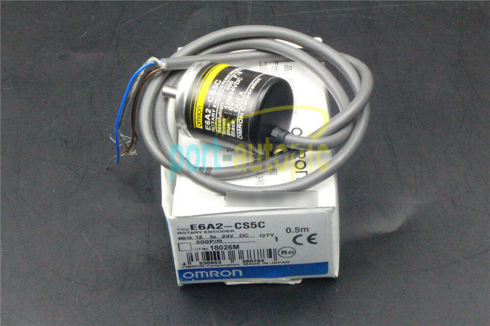 ONE OMRON E6A2CS5C E6A2-CS5C 500P/R Rotary Encoder New