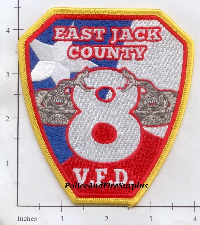 Texas - East Jack County TX Volunteer Fire Dept Patch