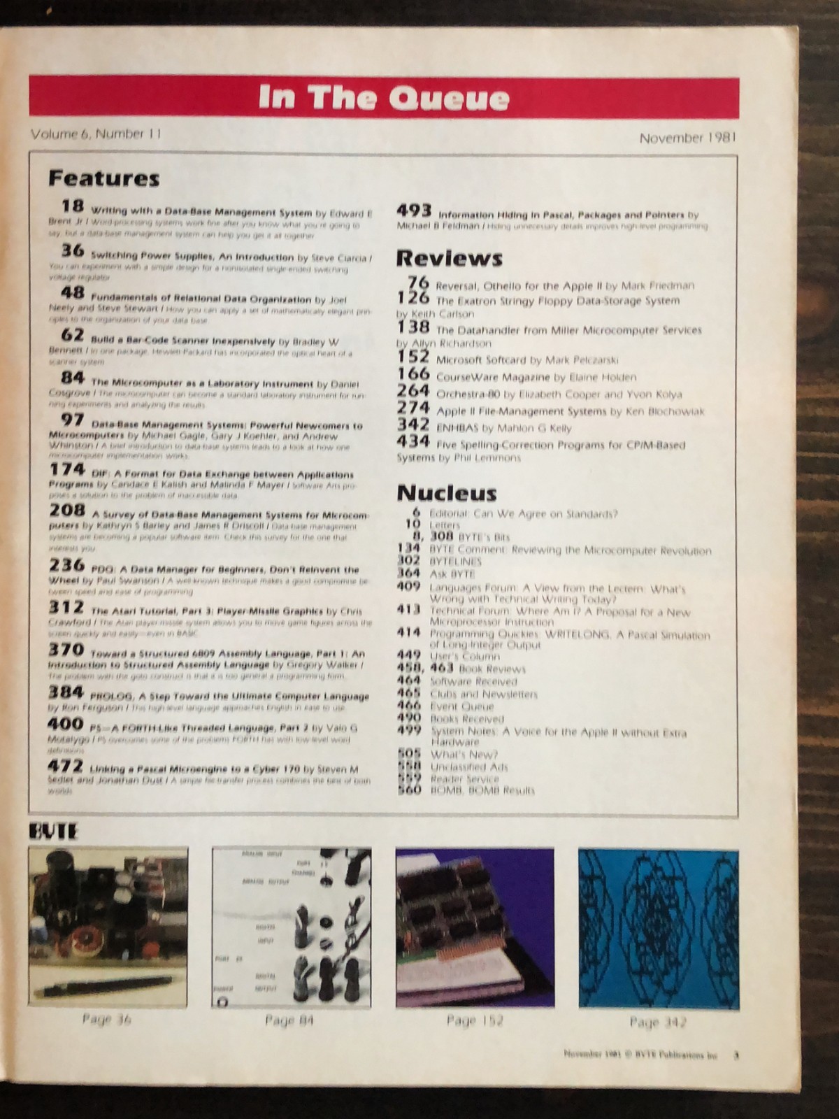 Byte Magazine November 1981