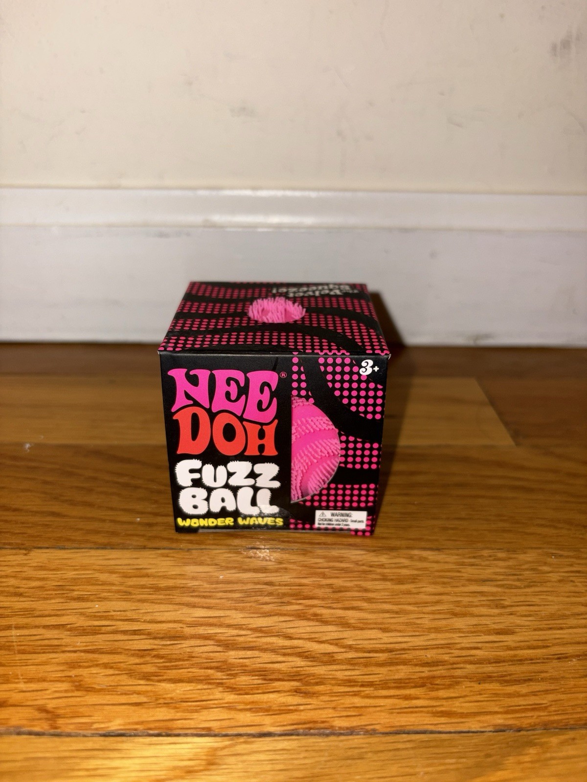 NeeDoh Fuzz Ball Squeeze Ball Wonder Wave Pink NEW