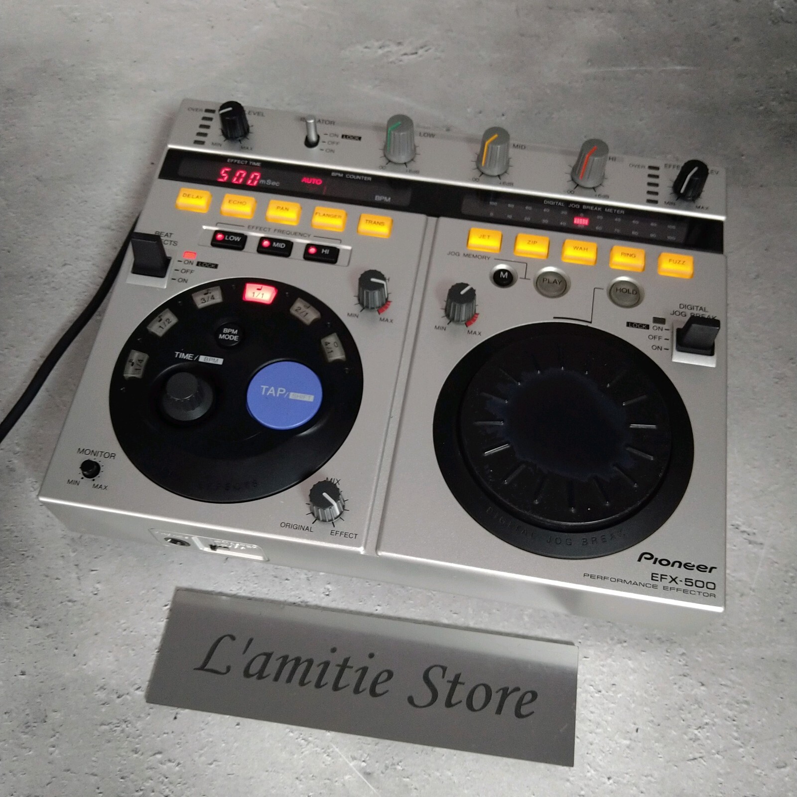 Pioneer DJ EFX-500 Silver Effects Controller Turntable Mixer Effector EFX500 EQ