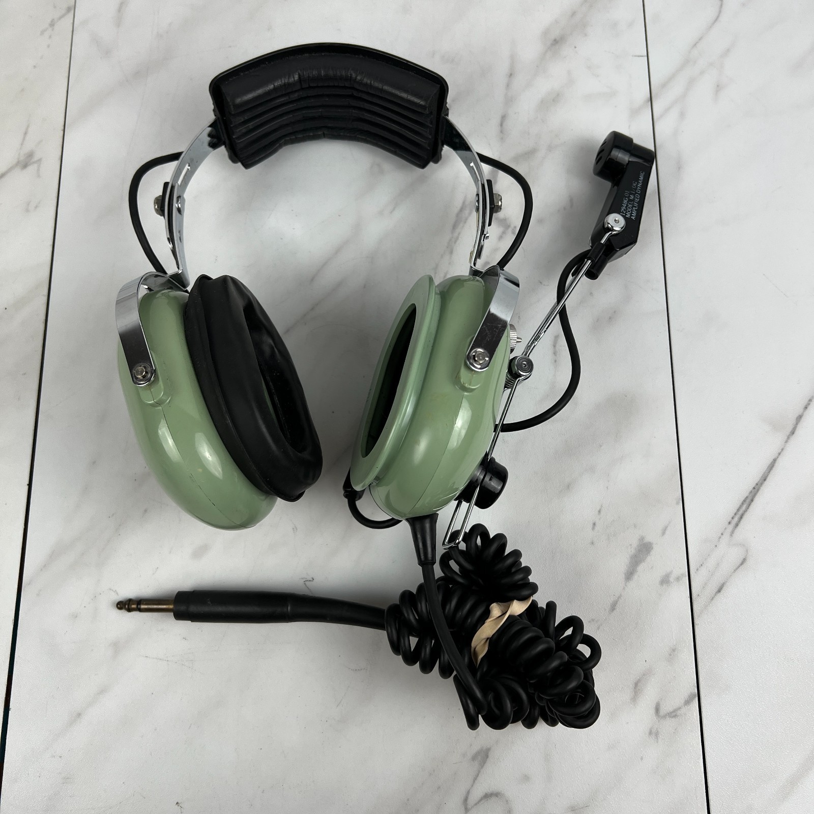 David Clark H3332 Pilot Aviation Headphones Headset M-1/DC Microphone [USA]
