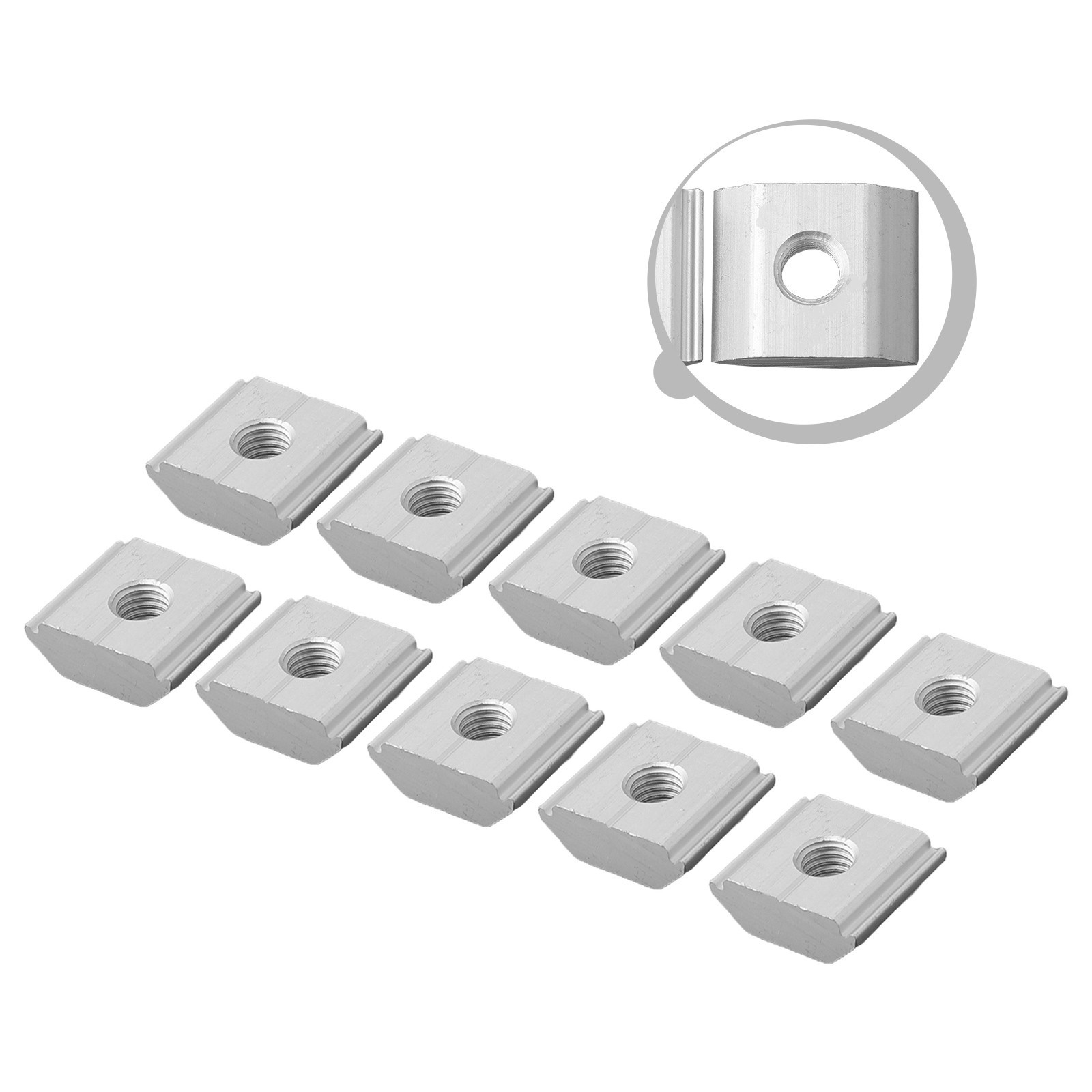 /10Pcs Aluminum Solar Panel Mounting Photovoltaic Support Accessories/