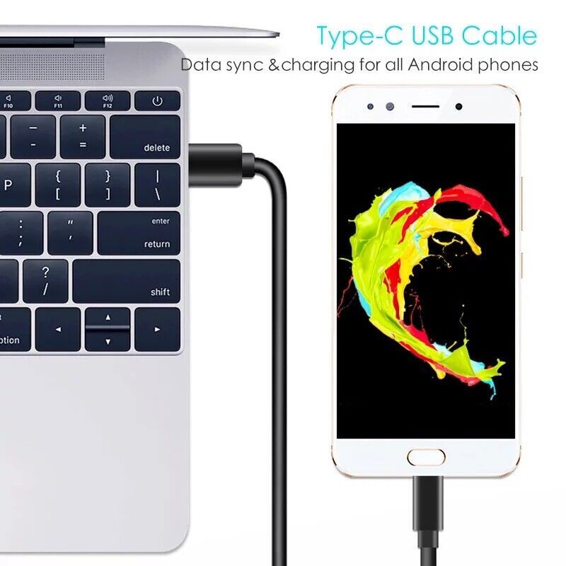 6FT OEM Type USB-C to USB-A Fast Charge Cable Cord Quick Charger Charging Sync
