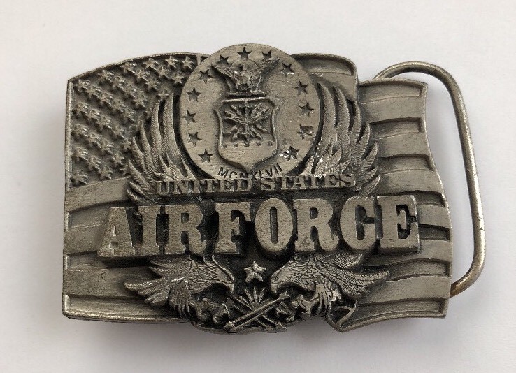 US Air Force Siskiyou 1991 Large Belt Buckle M122