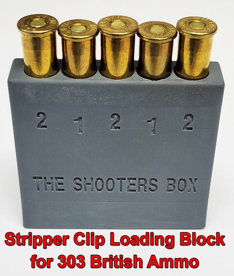 Stripper Clip Loading Block for 303 British Cartridges - NEW - FREE SHIPPING!