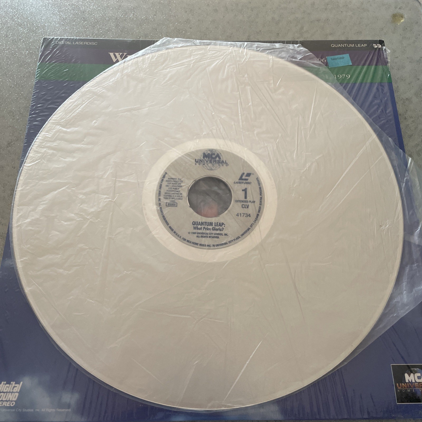 Quantum Leap : What Price Gloria? / Catch A Falling Star - Laserdisc