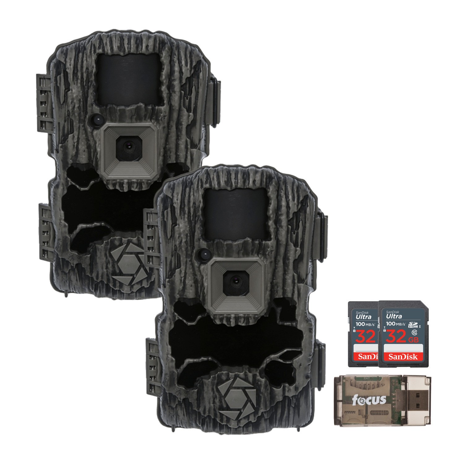 Stealth Cam GMAX32 Trail Camera Bundle 2-Pack 32MP 1080p Infrared LED Bundle