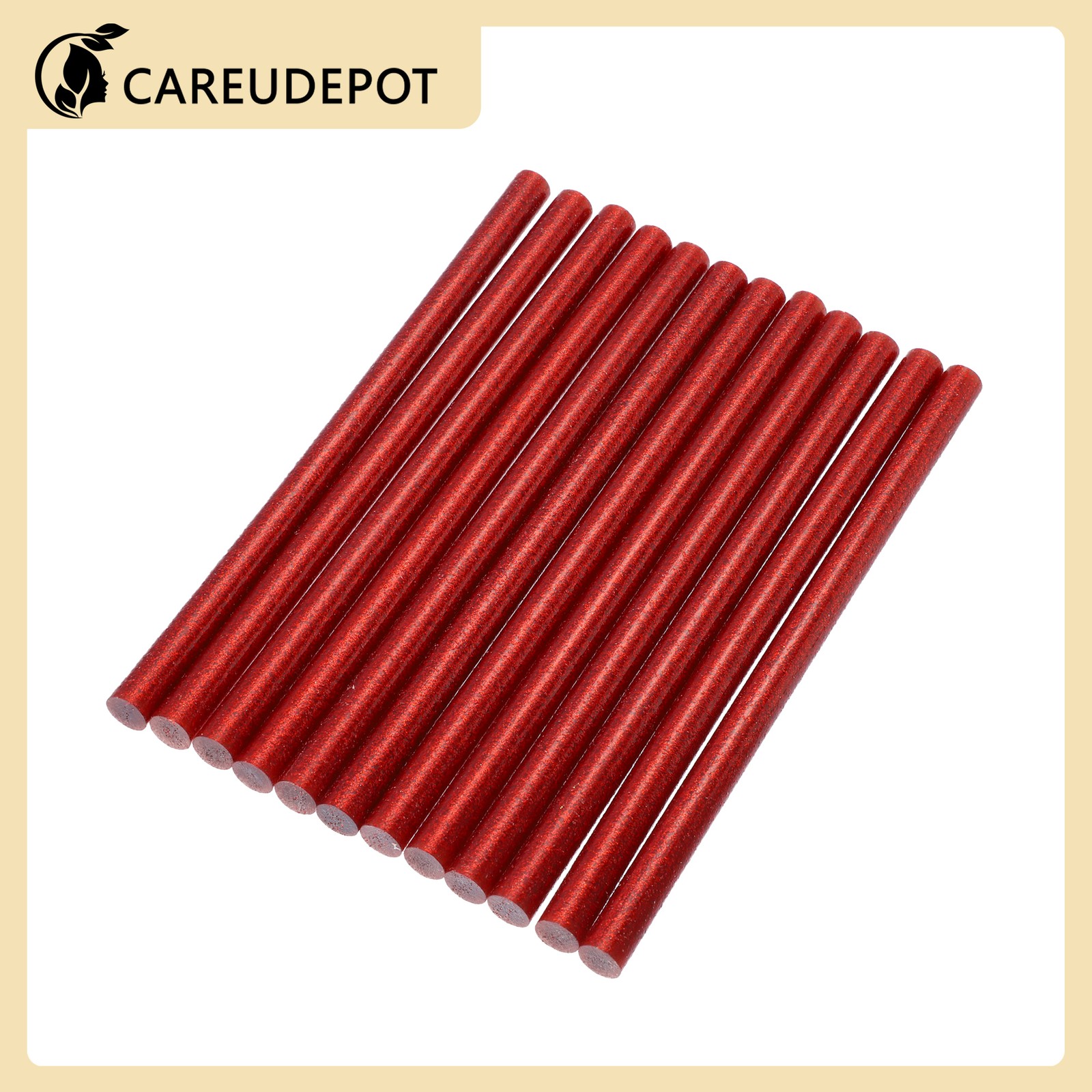 11 x 200mm EVA Bling Paintless Dent Repair Hot Melt Glue Sticks Red Item of 12