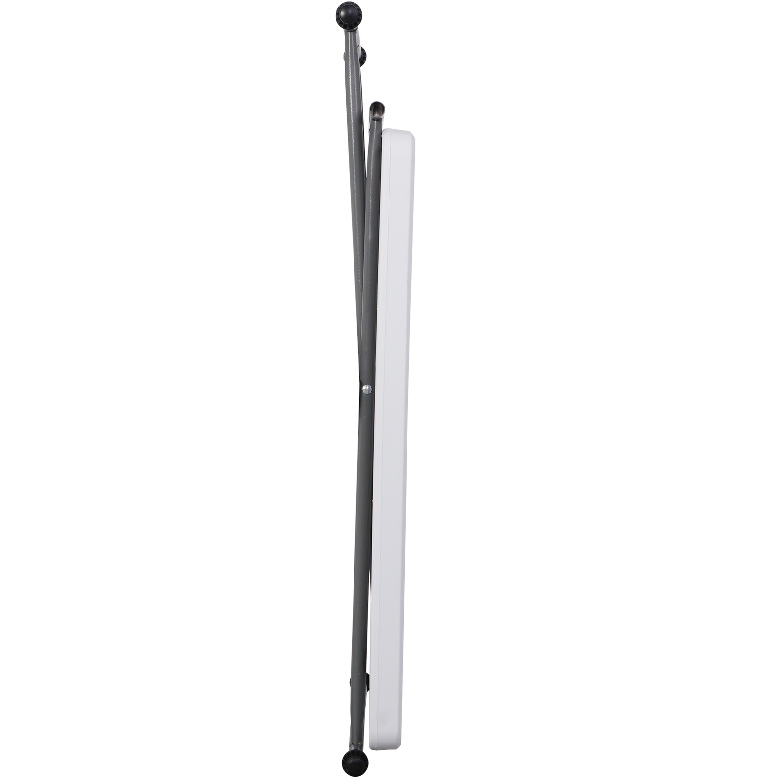 30 Inch Heavy Duty Rectangular Folding Table Dining Utility Table TV Tray White