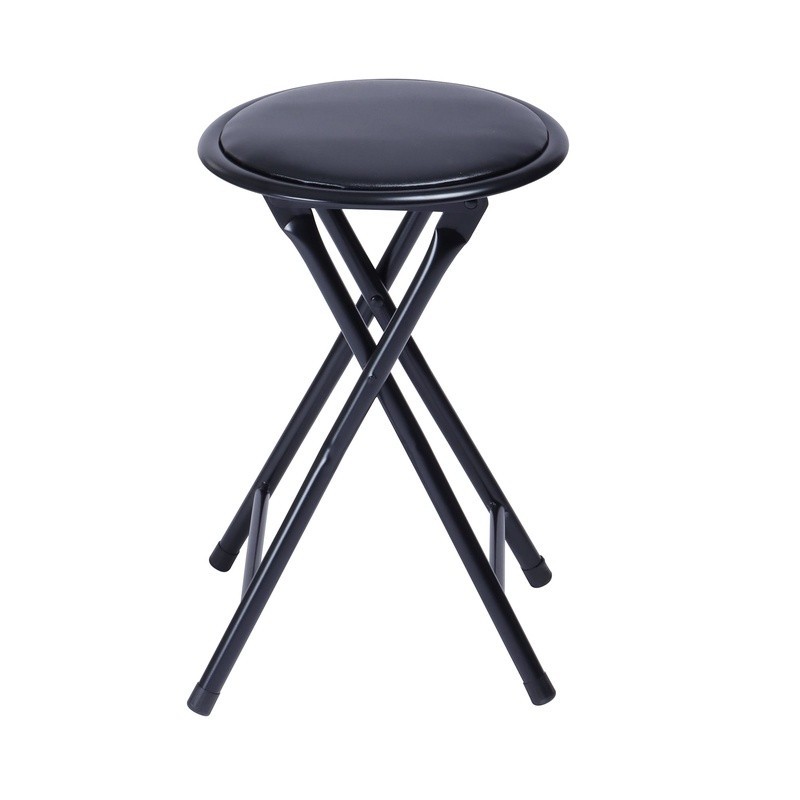 Folding Stool Portable Backless Chair Space Saving Lightweight Home Office New