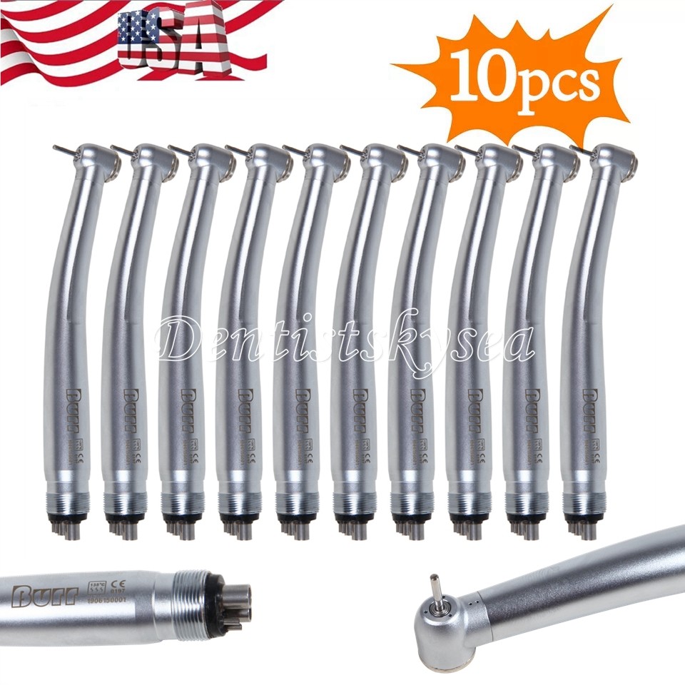 10X High Speed Handpiece 4Hole Turbine 3-Spray U3BM Air Turbine Dental
