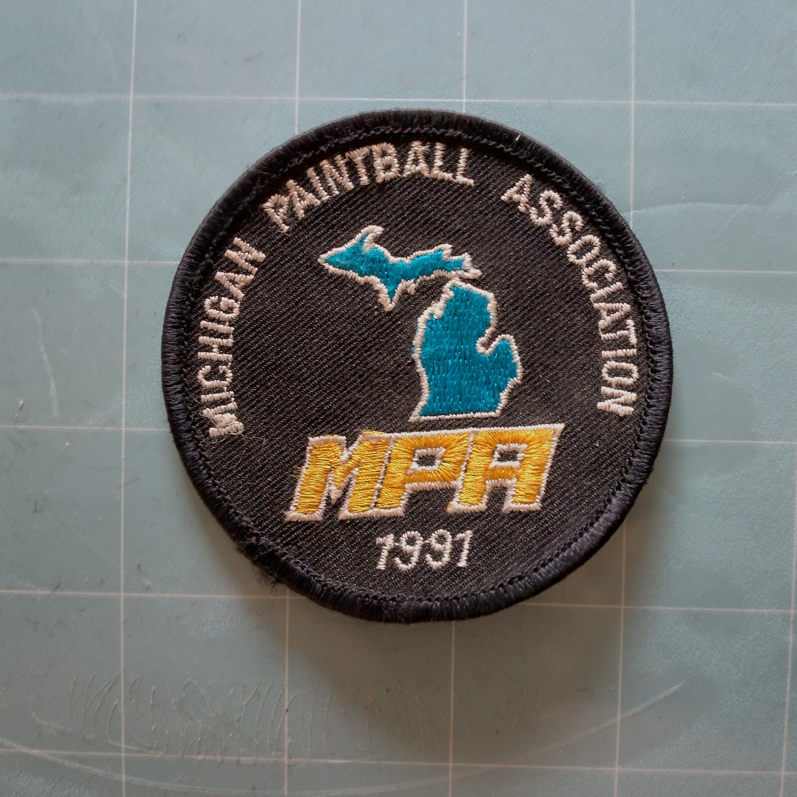 Michigan Paintball Association 1991 Patch size 3x3