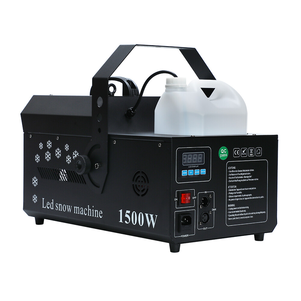Snow Making Machine Snowflake Machine Stage Flake Effect Snow Maker+Remote 1500W