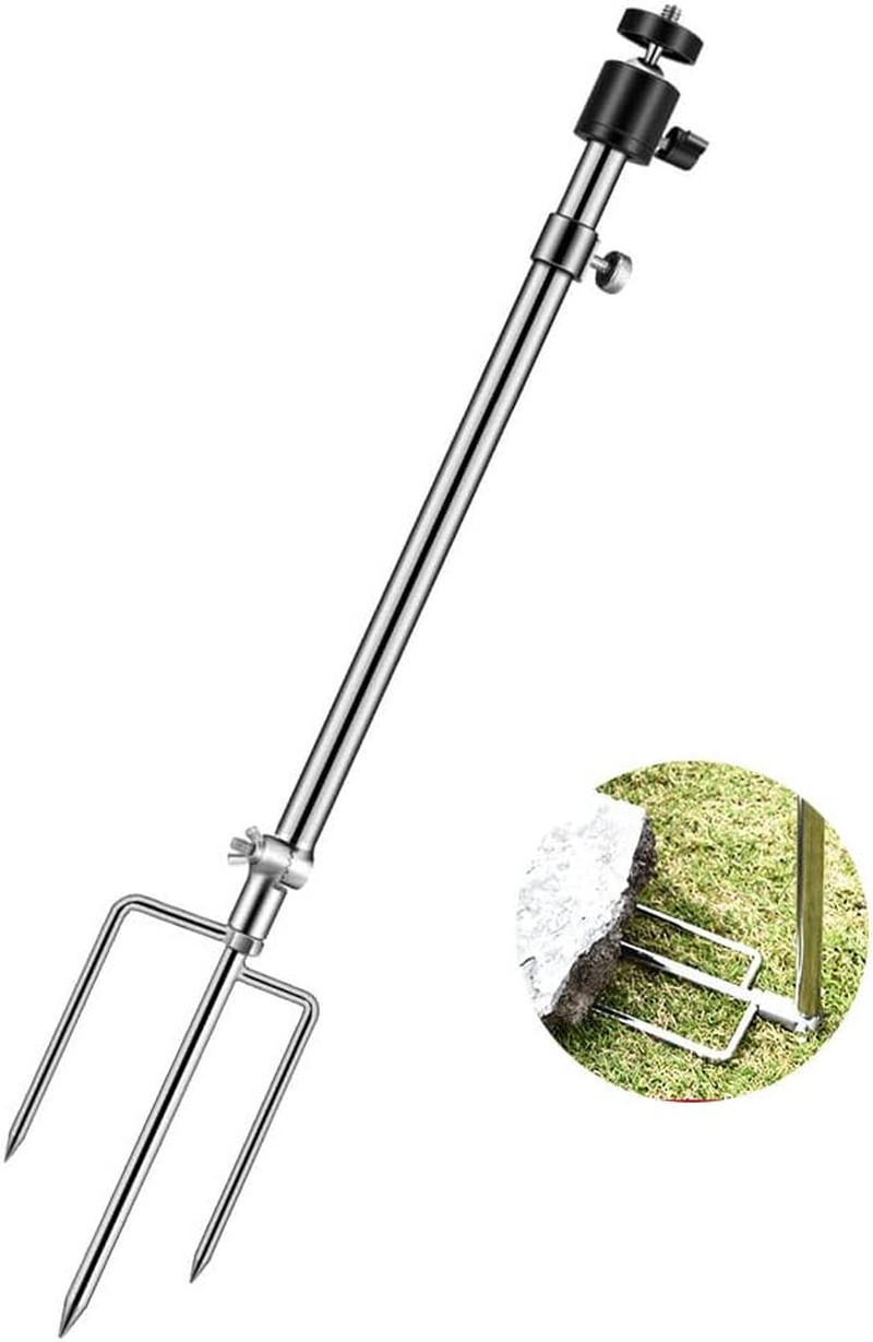 1 Pack Trail & Game Camera Stand Thick Foldable Stainless Steel Bracket 360° Adj