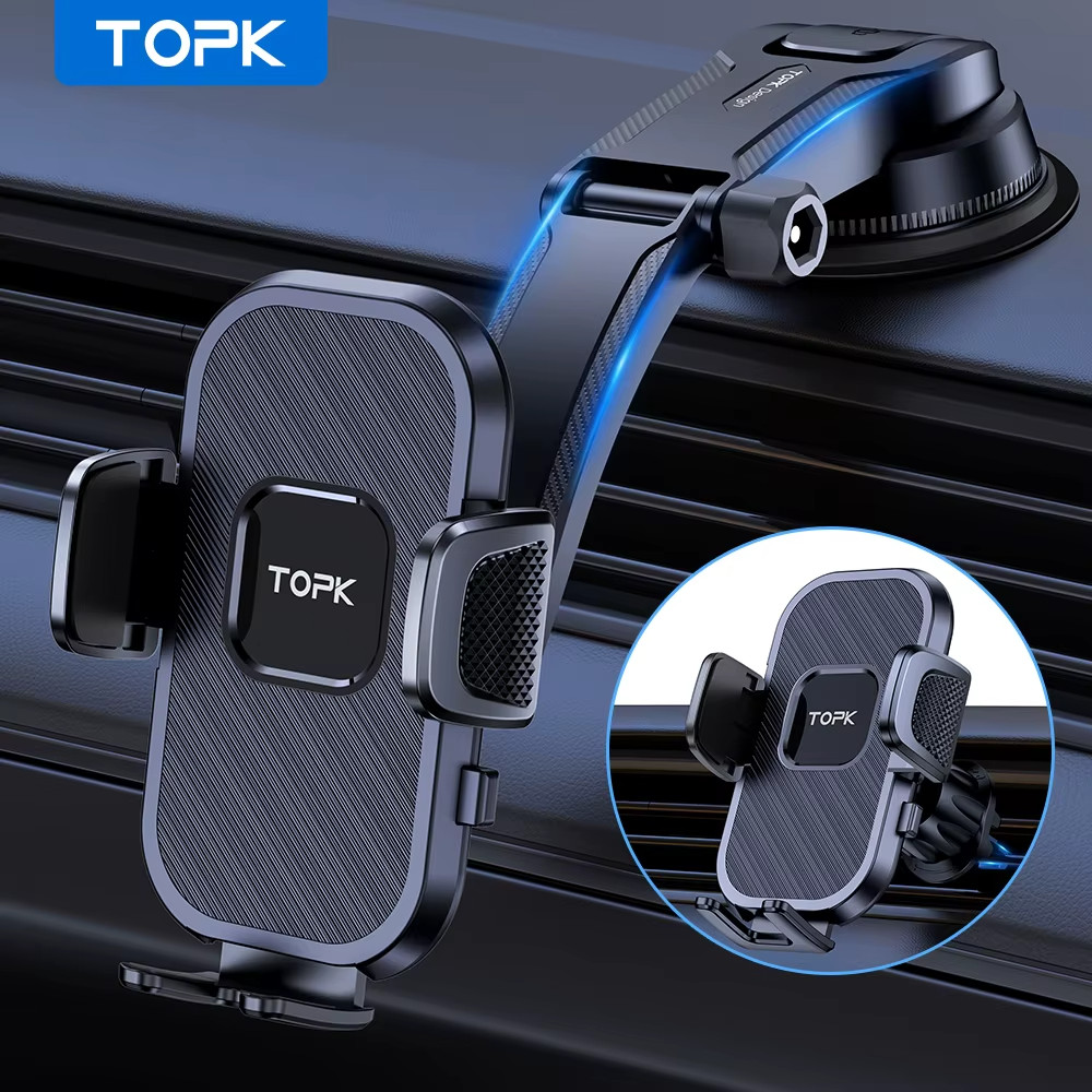 Car Phone Holder Gravity Mount Air Vent Dashboard Stand iPhone Samsung Xiaomi