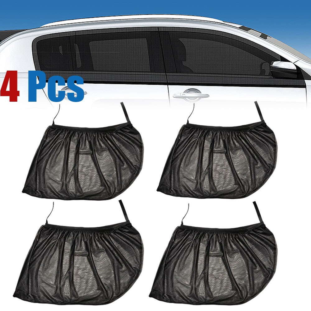 For Ford 4Pcs Car Side Window Mesh Sun Shade Blackout Baby Privacy Heat UV Block