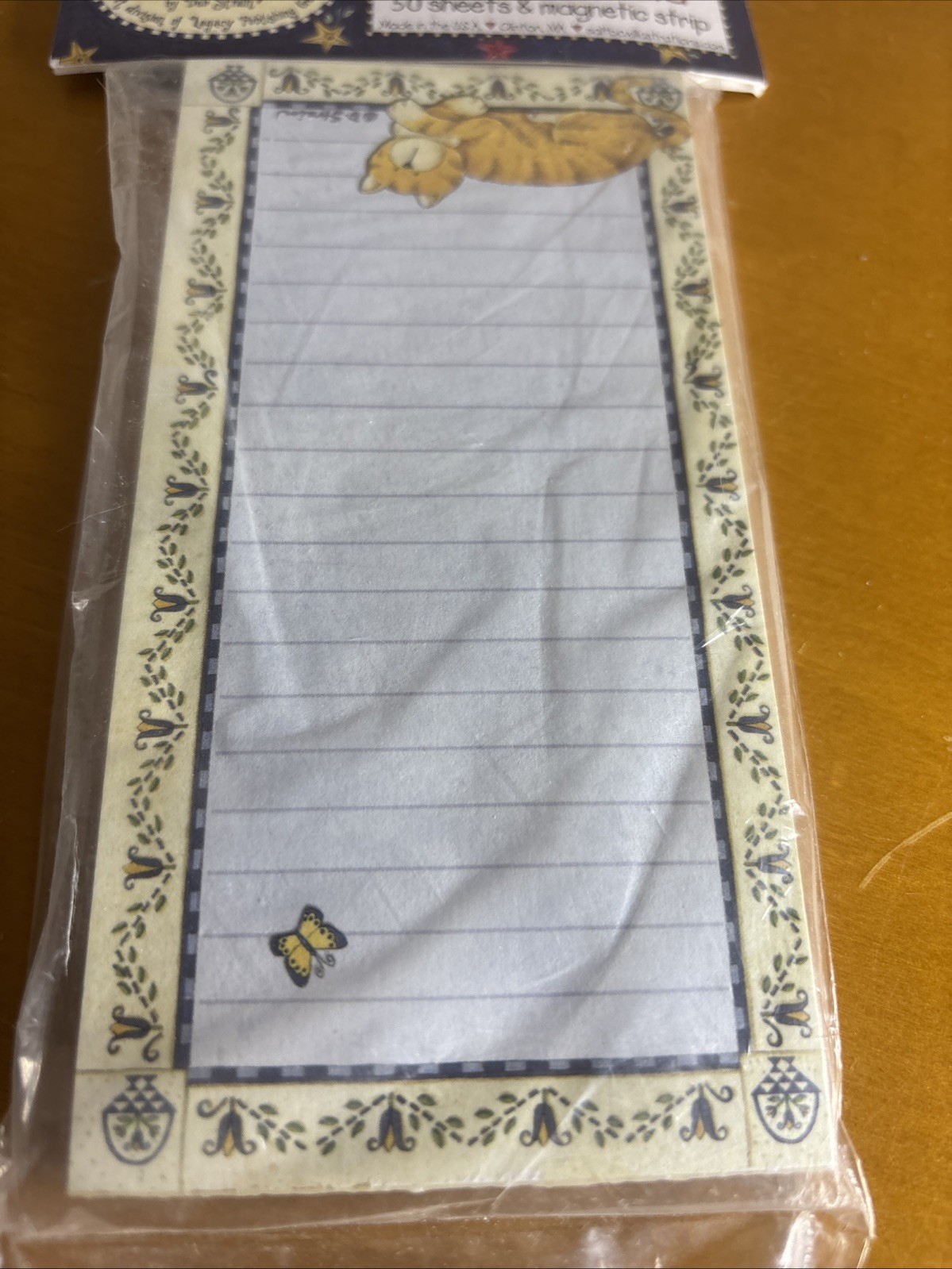 Saltbox Illustrations Speciality Notepad New Cat Lounging