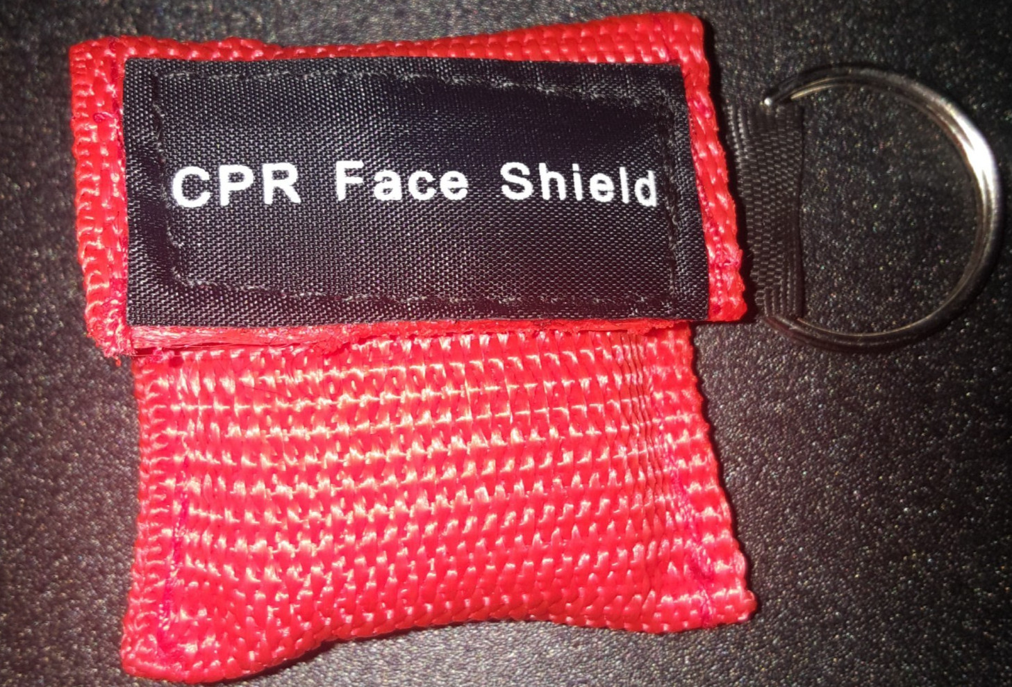 CPR MASK/Face Shield Keychain RED SINGLE