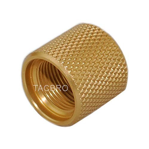 Aluminum 6061 T6 1/2 x 28 Thread Protector Aluminum 6061 T6 Gold Color 1/228 ...
