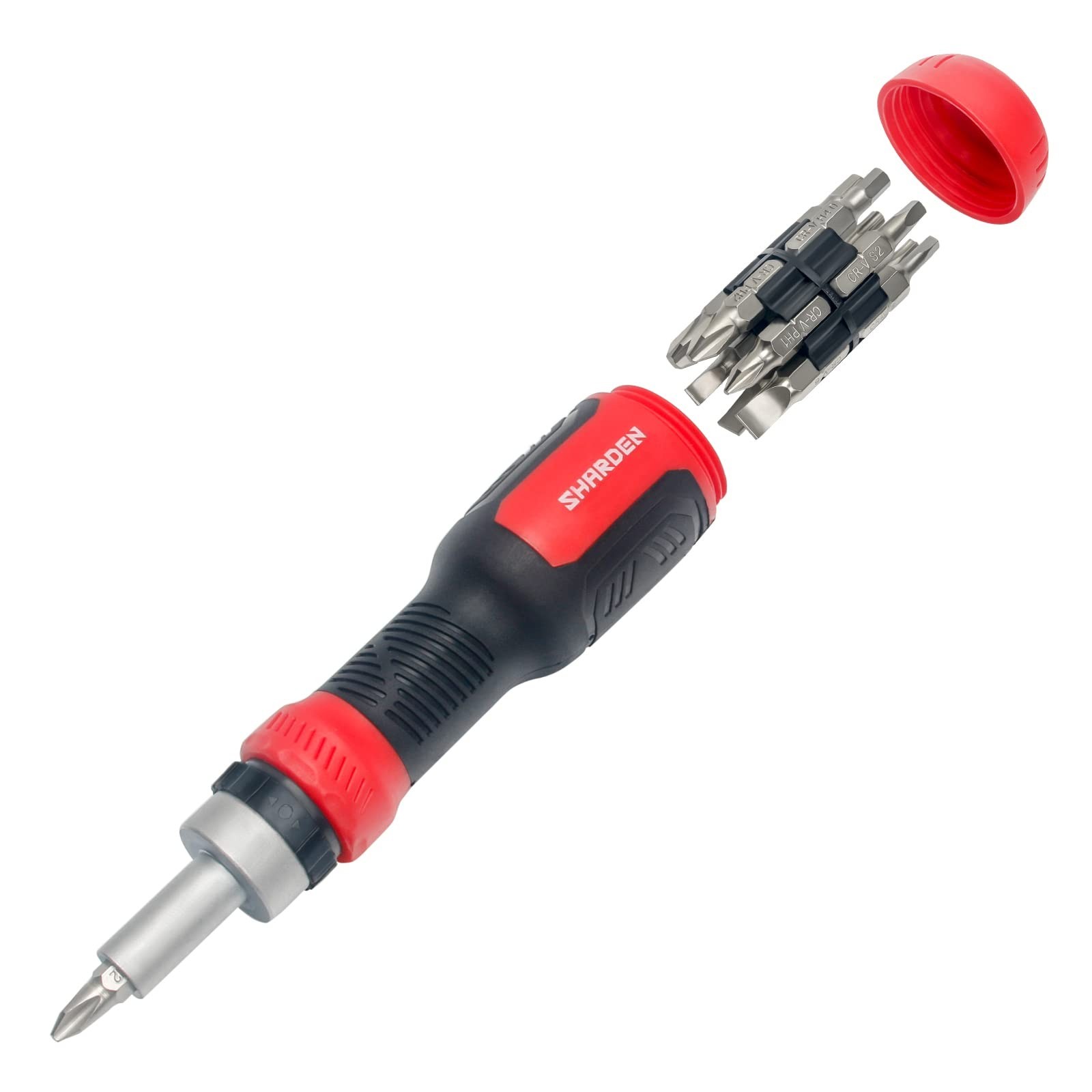 SHARDEN Ratchet Screwdriver 13-in-1 Ratcheting Screwdriver Set Multi Screwdri...