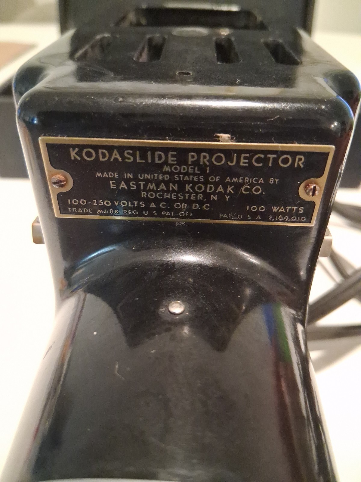 Vintage Kodak Kodaslide Projector Model 1 Original Projecto Case AS IS Untested