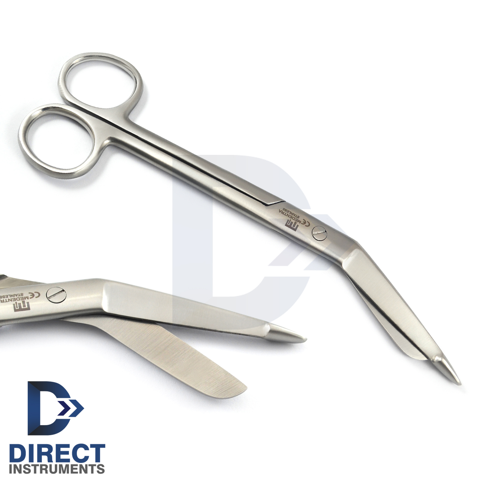 Medical Nurse Bandage Scissors 19cm Utility Surgical Bent Craft Doctor First Aid