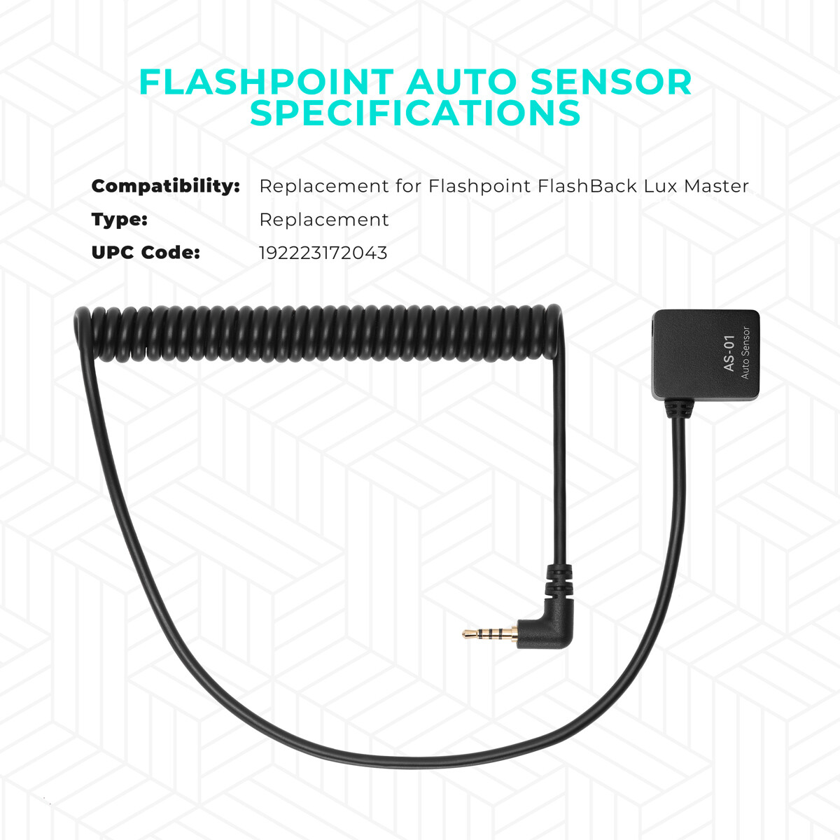 Flashpoint Auto Sensor for Lux Master FlashBack Flash #AS-01