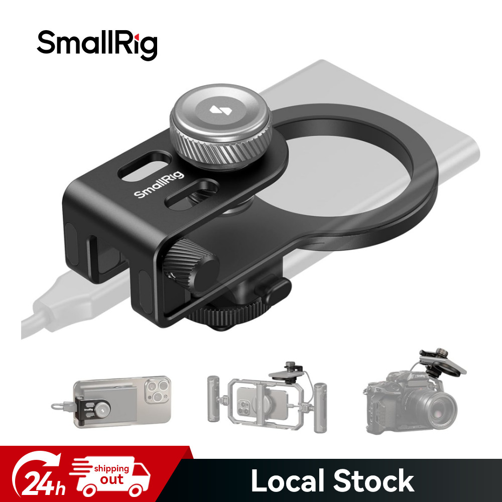 SmallRig MagSafe / Cold Shoe Universal 2-in-1 SSD Holder with USB-C cable 4779