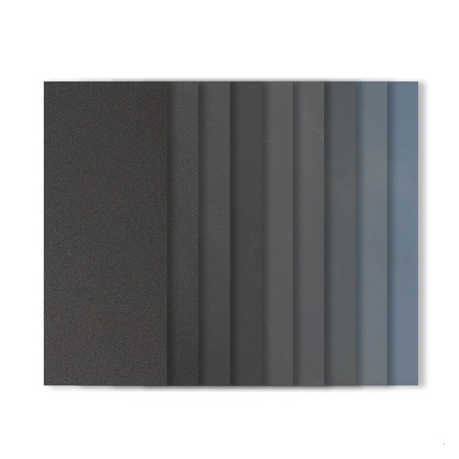 15pcs Wet/Dry Sandpaper Set 150-7000 Grit 9x3.6" Abrasive for Metal Wood Car