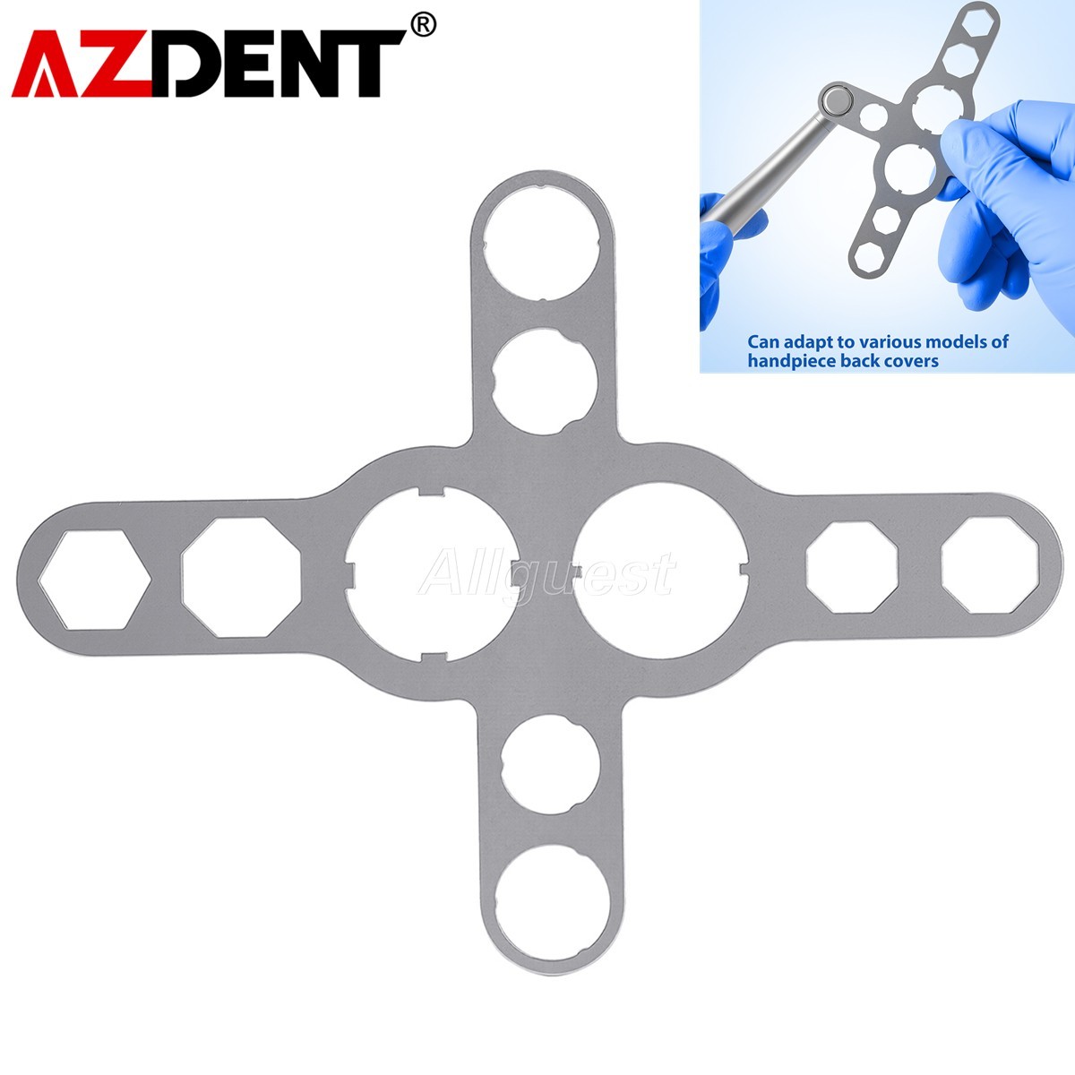 AZDENT Dental Implant Motor and High Speed Handpiece Universal Back Cap Wrench