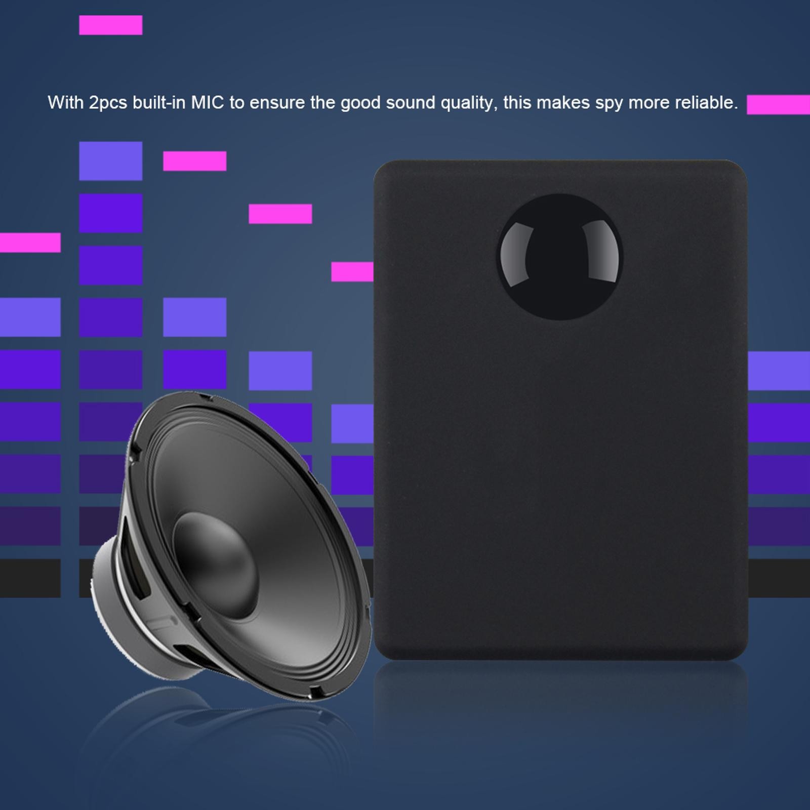 N9 MINI GSM AUDIO LISTENING BUG 2x SENSITIVE MICROPHONE Two-Way Ear Bug Device
