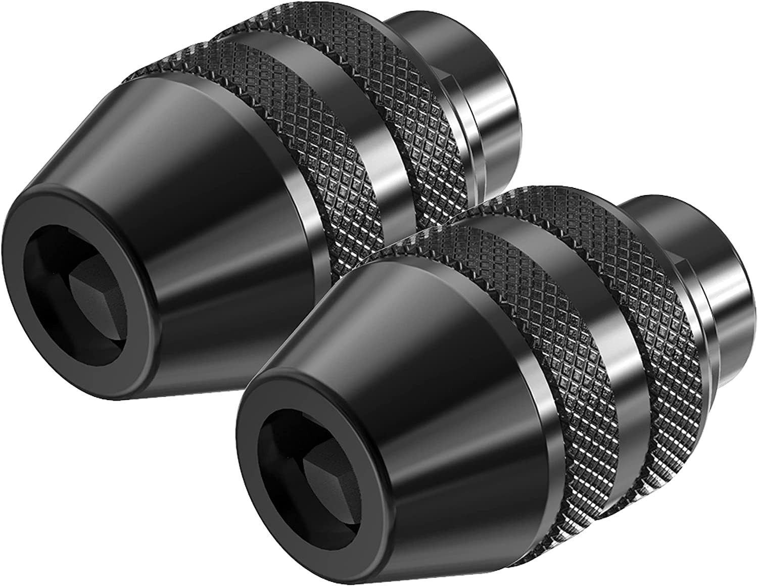 Versatile Keyless Chuck Set for Dremel Rotary Tools - 2-Pack Precision Chucks