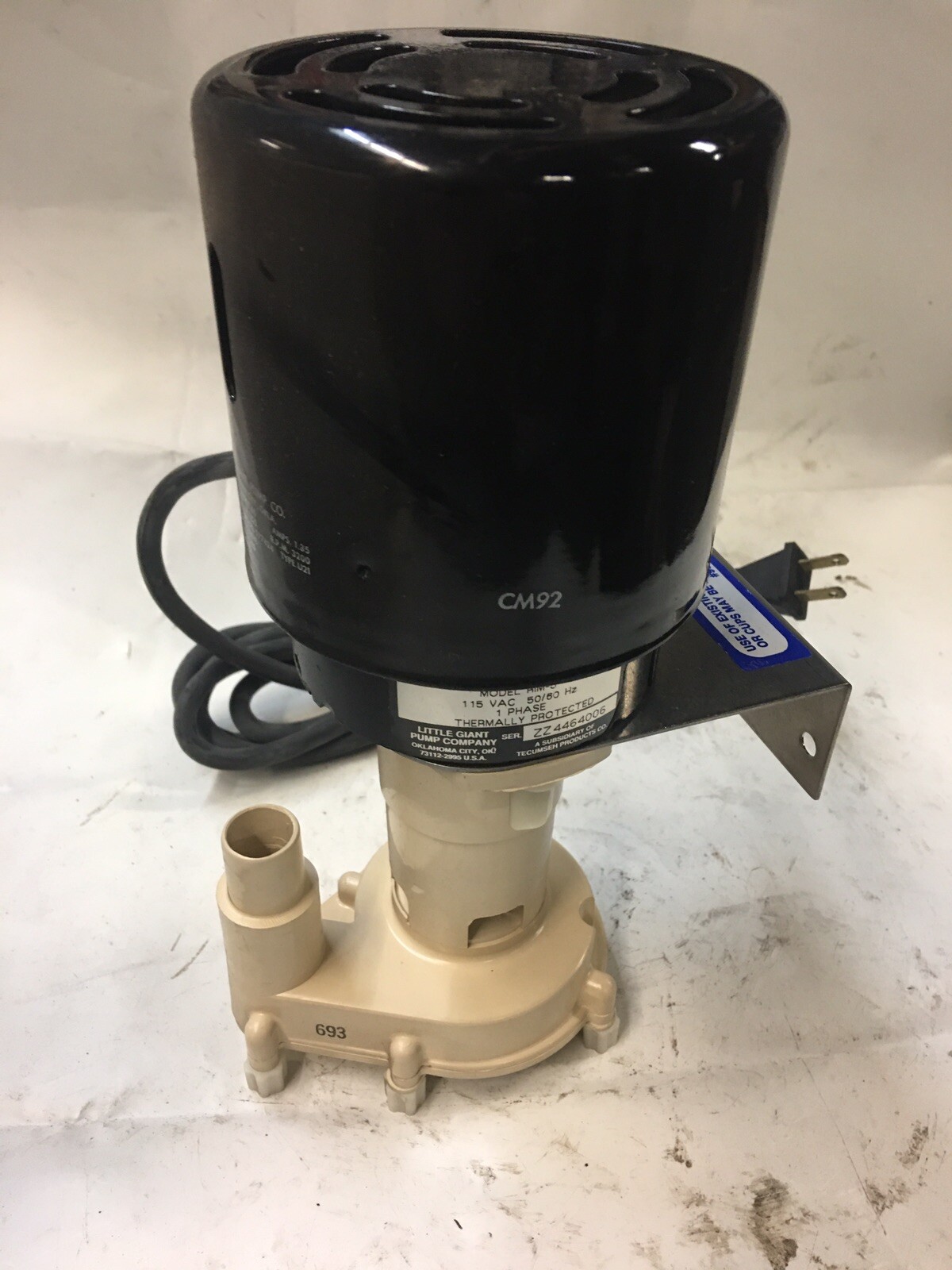 RIM-5 Ice machine pump