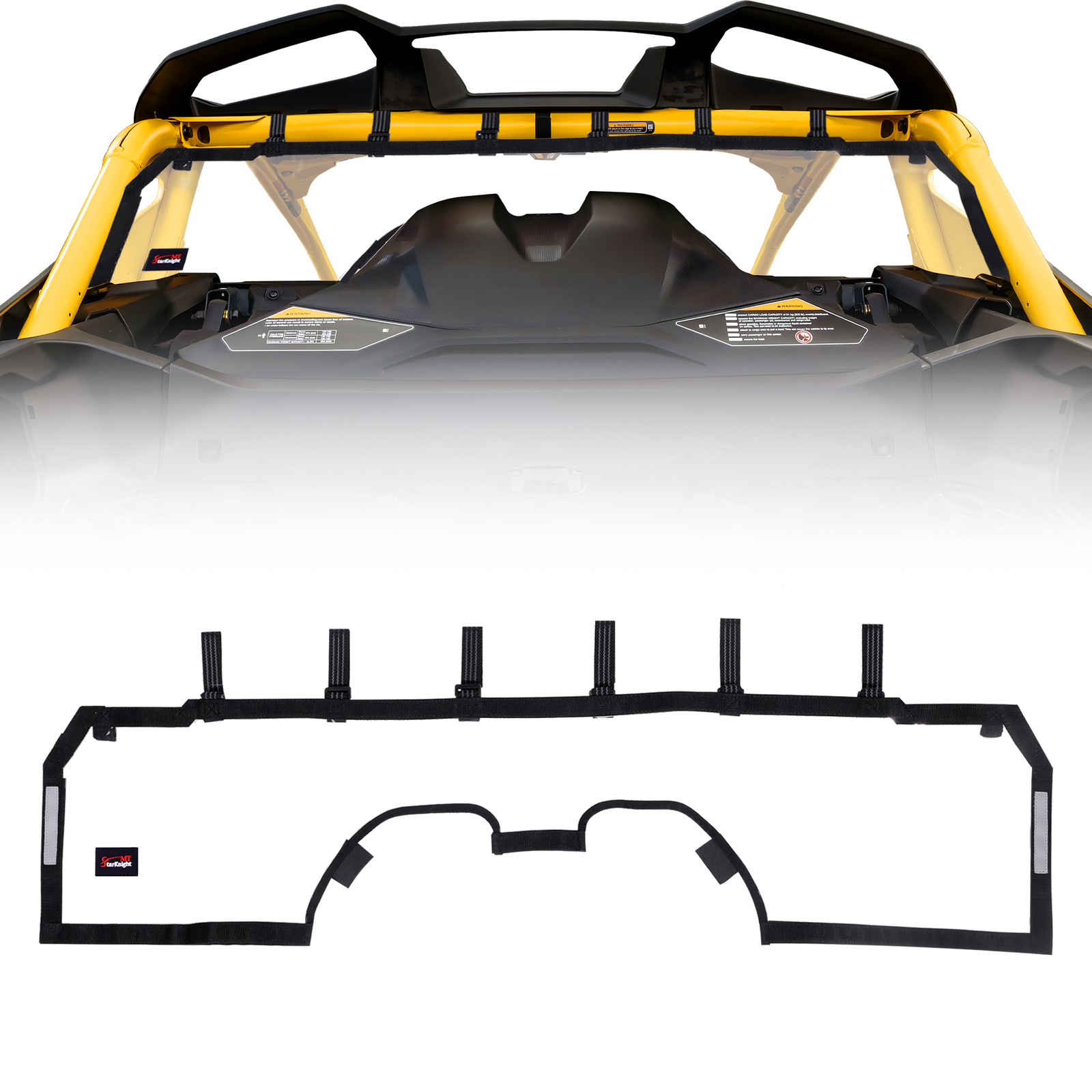 Soft Rear Windshield Back Window Enclosures For Can-Am Maverick R 2024 2025 2026