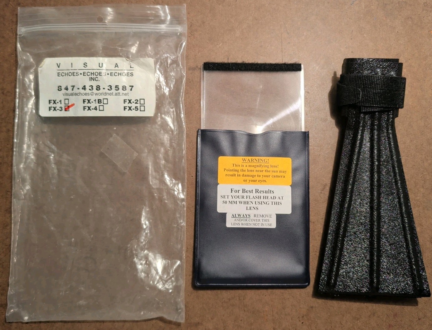 Visual Echoes FX-3 Flash Extender for Canon, Nikon or Others Light Simple Works