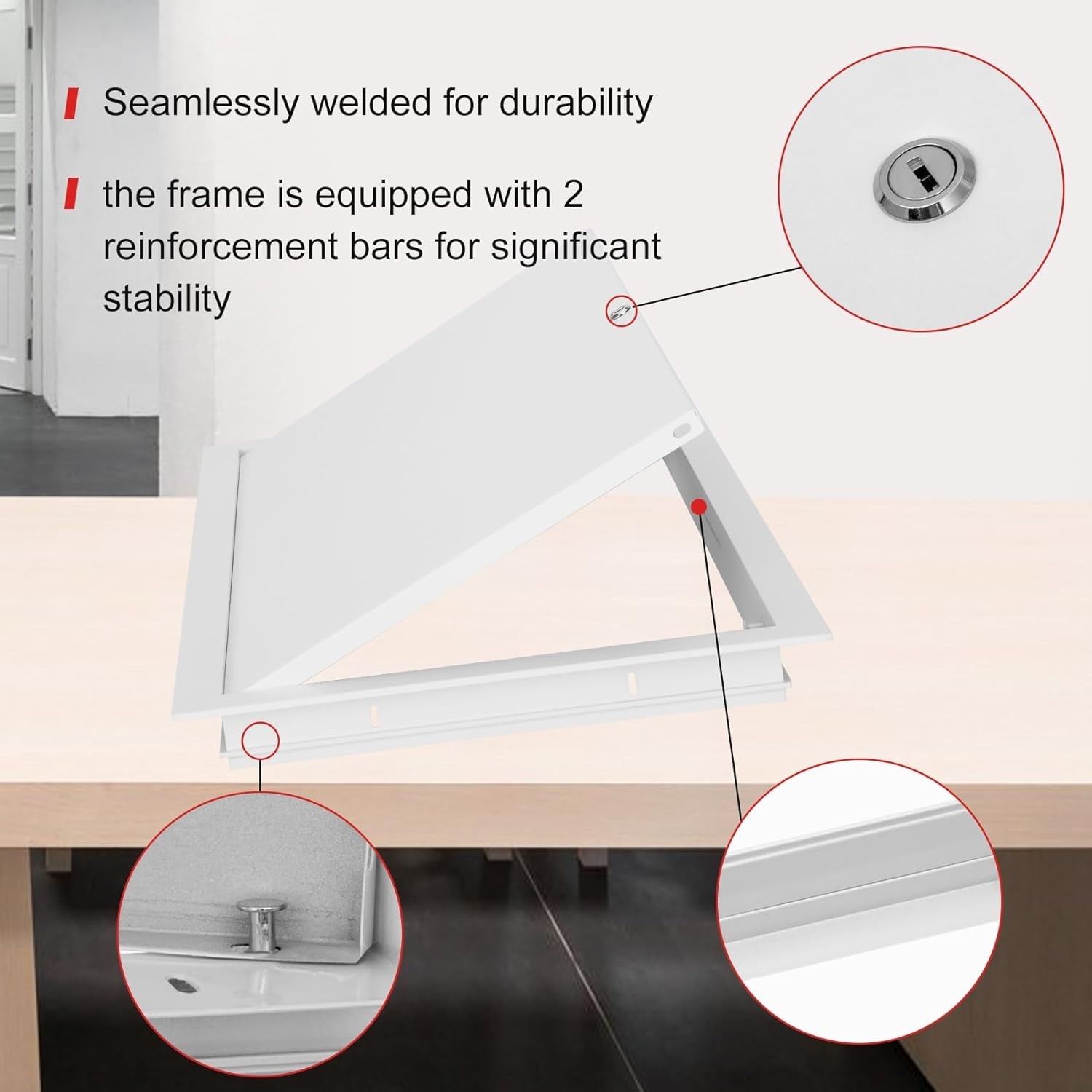 Thicken 1mm 12 x 24 Access Panel for Drywall,Attic Door, Ceiling Access Panel...