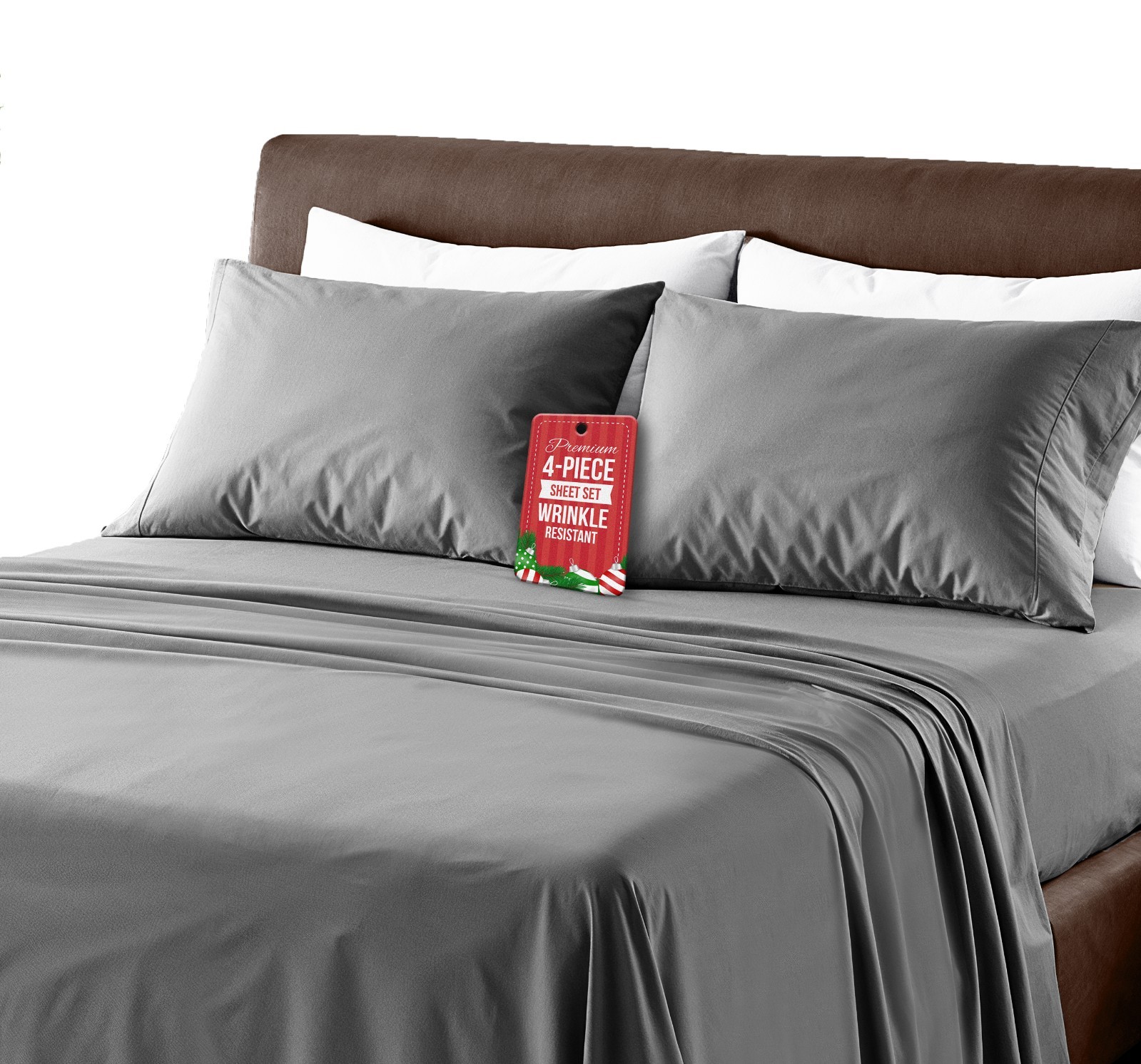 Microfiber Bed Sheet Set 4 Piece Deep Pocket Breathable Cooling BeddingThe Beddo