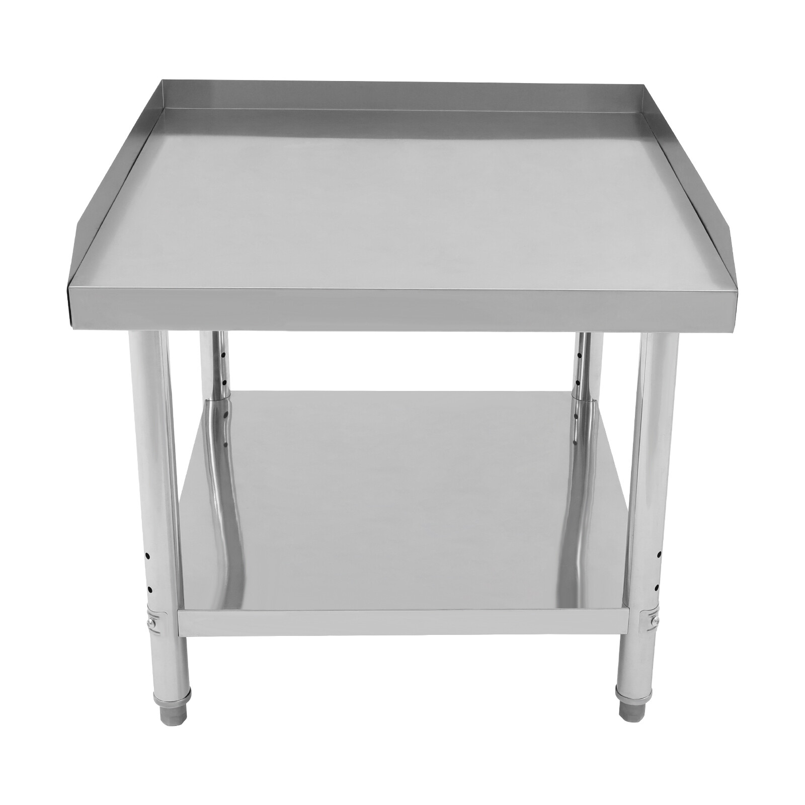 Adjustable Work Table, 30x30x26in Stainless Steel Prep Table for Kitchen,