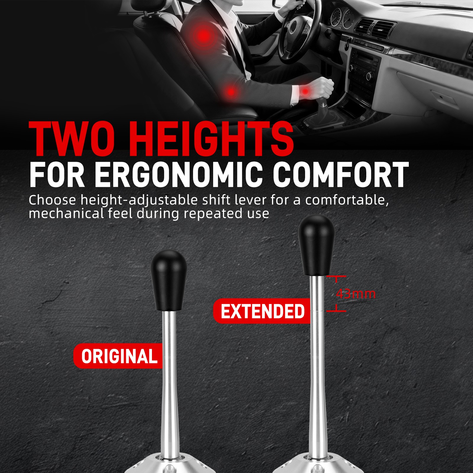 Quick Shift Short Shifter & Selector Rod Joint Upgrade For BMW E36 E46 E39 Z3