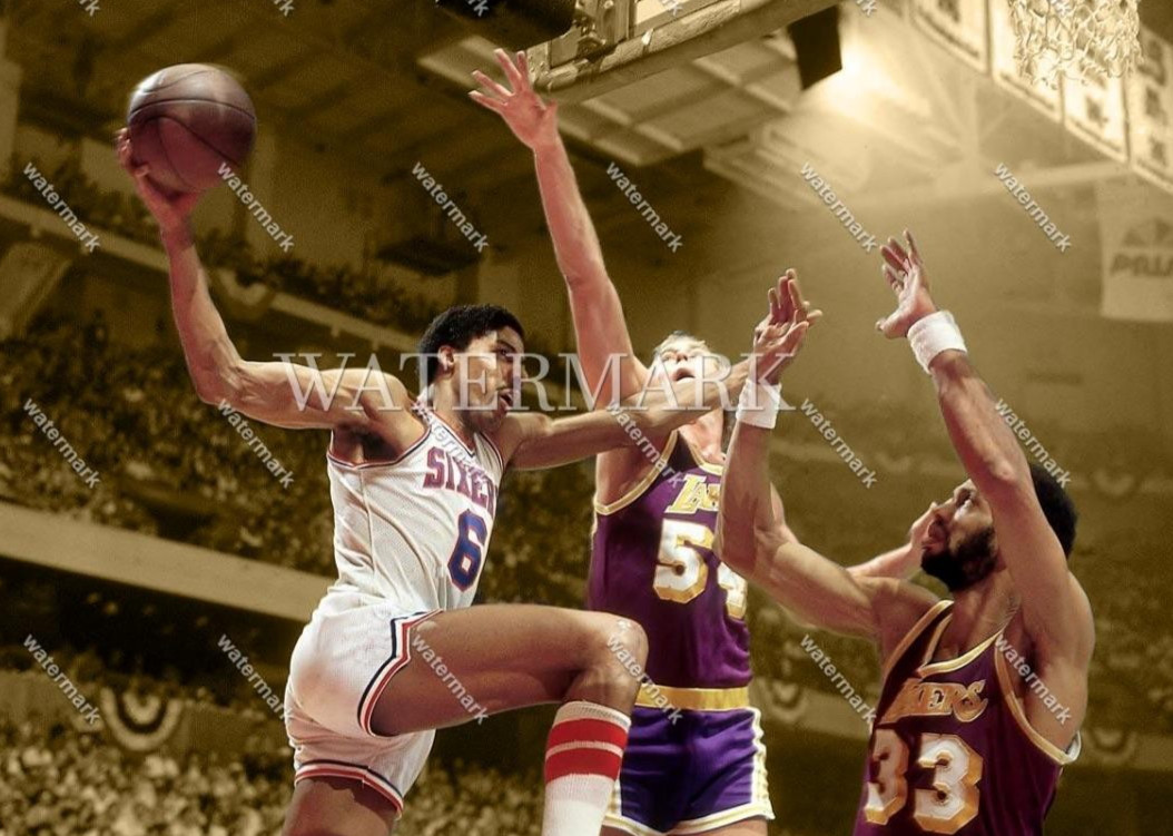 DP955 Julius Erving Dr. J 8x10 11x14 16x20 Spotlight Photo