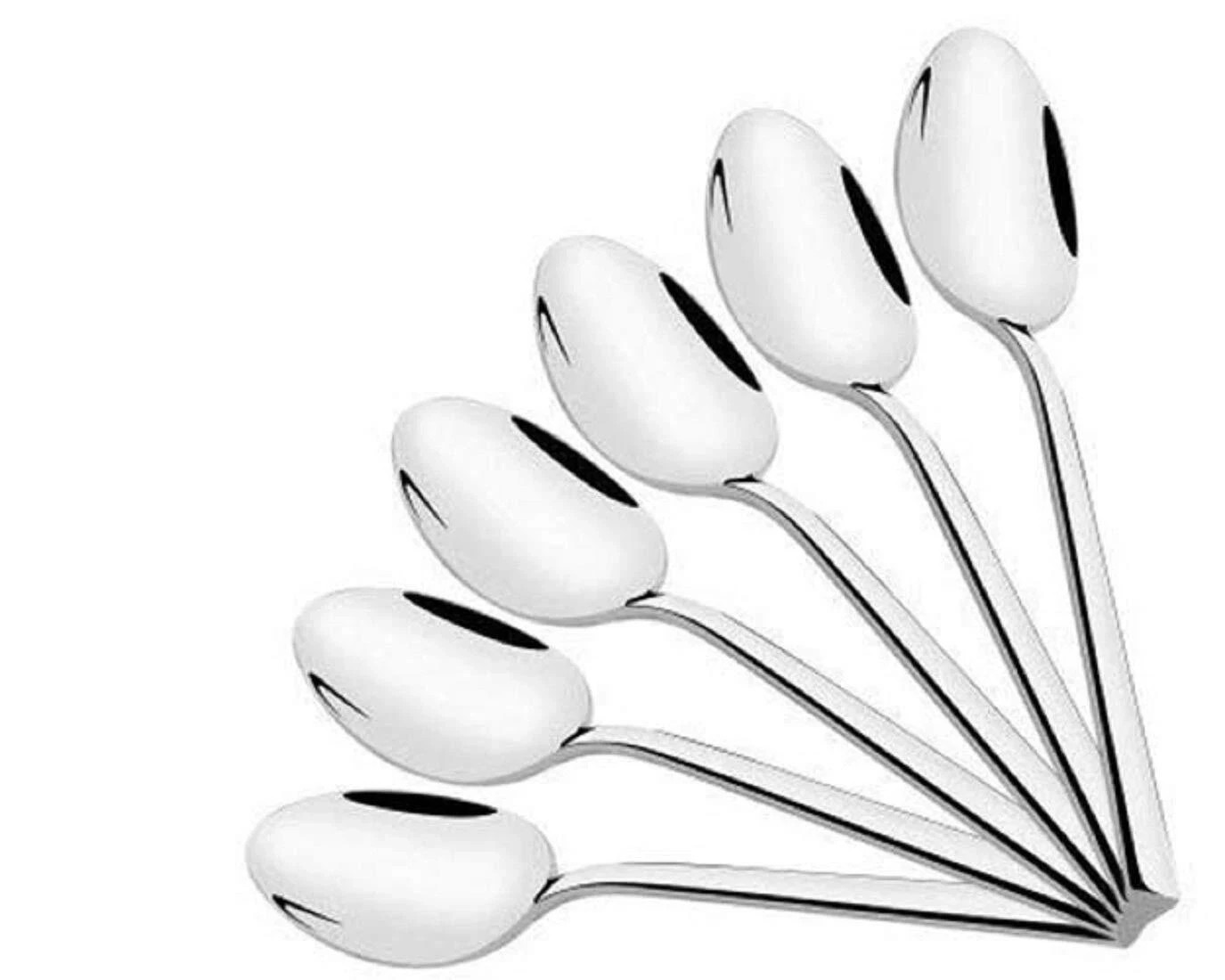 Handmade Stainless Steel Dinner Spoon/Table Spoon Set Medium Size Set of 12 Pcs