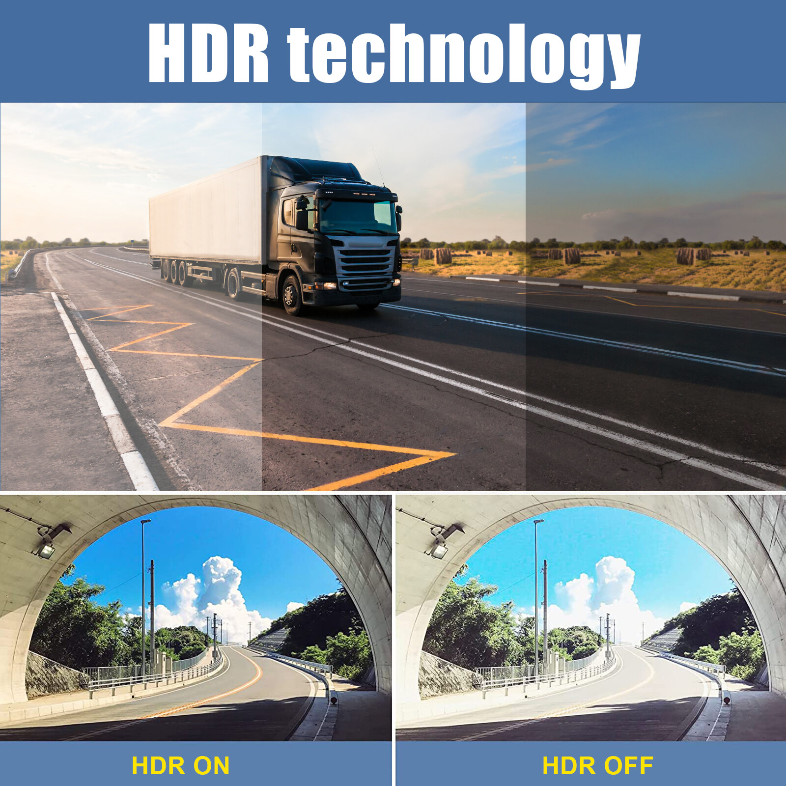HD 1080P 3Lens Car DVR Dash Cam Camera Video Recorder G-Sensor 170° Night Vision