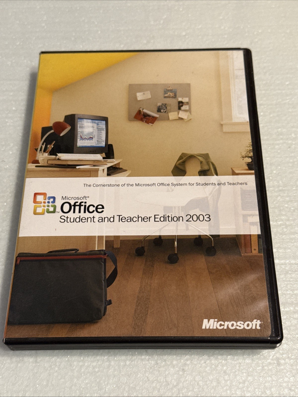 Microsoft Office 2003 Student and Teacher Edition Full Version MS w Key/booklet