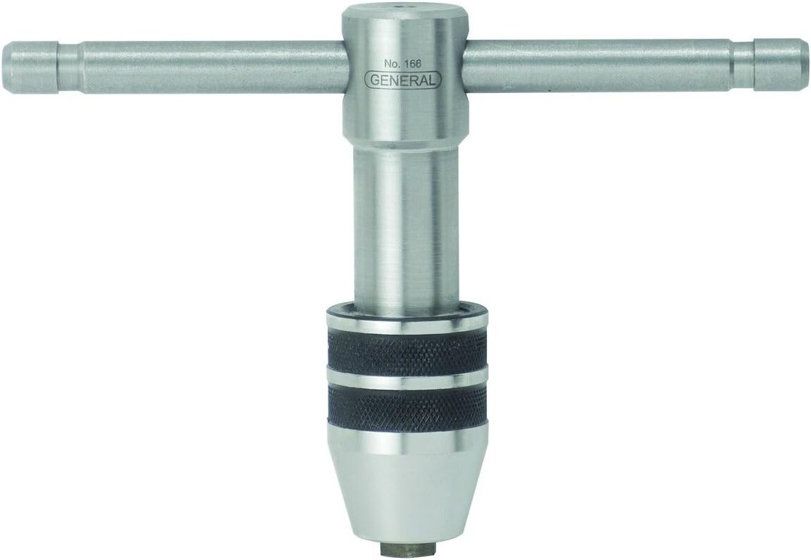 166 General Tap Wrench T-Handle Fits #12 - 1/2" Taps