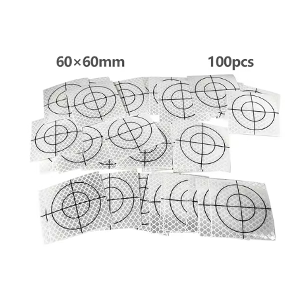 100pcs Reflector Sheet 60 x 60 mm ( 60x60 ) Reflective tape target total station